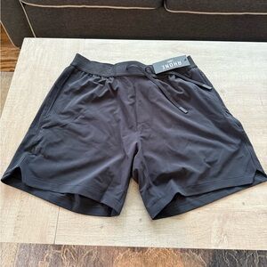RHONE Men's True Black Athletic Shorts NWT size Medium